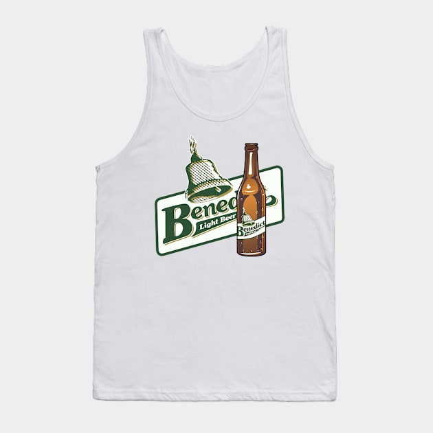 Benedict Light Beer Tank Top by MBK